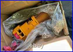 NEW Open Box Harrington 2 Ton Electric Hoist & Motor Trolley READ DESCRIPTION