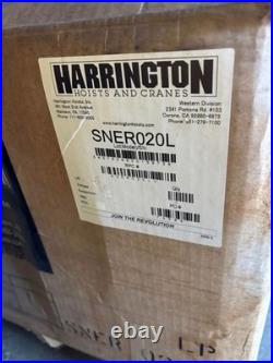 NEW Open Box Harrington 2 Ton Electric Hoist & Motor Trolley READ DESCRIPTION