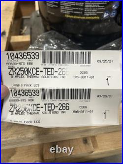 NEW Surplus 20 Ton Emerson Copeland ZR250KCE-TED-266 Scroll Compressor