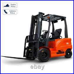 New 2.5Ton Electric Forklift Side Shift Rated Load Lifter With60V 70Ah Charger USA