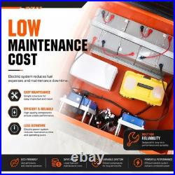 New 2.5Ton Electric Forklift Side Shift Rated Load Lifter With60V 70Ah Charger USA
