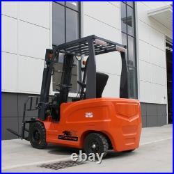 New 2.5Ton Electric Forklift Side Shift Rated Load Lifter With60V 70Ah Charger USA