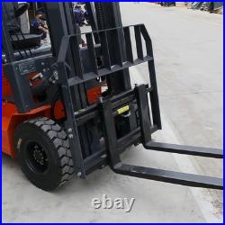 New 2.5Ton Electric Forklift Side Shift Rated Load Lifter With60V 70Ah Charger USA