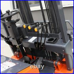 New 2.5Ton Electric Forklift Side Shift Rated Load Lifter With60V 70Ah Charger USA