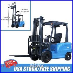 New 2.5Ton Electric Forklift Side Shift Rated Load Lifter with Lead-Acid Battery