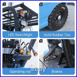 New 2.5Ton Electric Forklift Side Shift Rated Load Lifter with Lead-Acid Battery