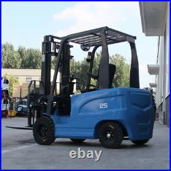 New 2.5Ton Electric Forklift Side Shift Rated Load Lifter with Lead-Acid Battery New 2.5Ton Electric Forklift Side Shift Rated Load Lifter with Lead-Acid Battery