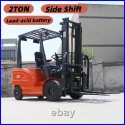 New 2 Ton Rated Capacity Electric Forklift Lifter withSide Shift, 2 Stage, Charger