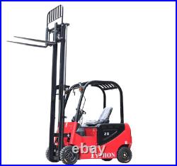 New 2023 2 Ton Rated Capacity Electric Forklift Lifter Lift Truck Jitney Hi-Lo