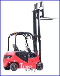 New 2023 2 Ton Rated Capacity Electric Forklift Lifter Lift Truck Jitney Hi-Lo