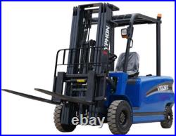 New 3 Ton Rated Capacity TYPHON Electric Forklift Lifter w Side Shift, 3 Stage