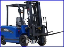 New 3 Ton Rated Capacity TYPHON Electric Forklift Lifter w Side Shift, 3 Stage