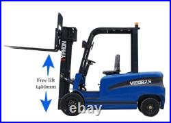 New 3 Ton Rated Capacity TYPHON Electric Forklift Lifter w Side Shift, 3 Stage