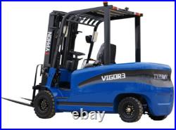 New 3 Ton Rated Capacity TYPHON Electric Forklift Lifter w Side Shift, 3 Stage