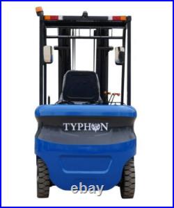New 3 Ton Rated Capacity TYPHON Electric Forklift Lifter w Side Shift, 3 Stage