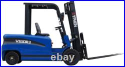 New 3 Ton Rated Capacity TYPHON Electric Forklift Lifter w Side Shift, 3 Stage