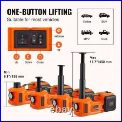 New Electric Car Jack, 5 Ton/11023 LBS Hydraulic Jack with Electric Impact Wren