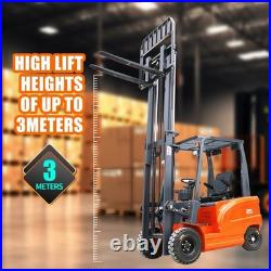 New Electric Forklif 2.5 Ton Rated Capacity Lifter with Side Shift, 2 Stage USA