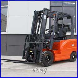 New Electric Forklif 2.5 Ton Rated Capacity Lifter with Side Shift, 2 Stage USA