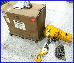 New Harrington Sner030c-10 Electric Hoist 3 Ton 10 Ft Sner030c10