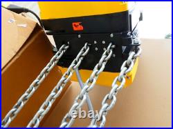 (New) Ingersoll Rand 3 Ton IR Quantum Electric Hoist 25 Ft. Chain QCH200-2ND300