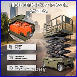 New TYPHON xFlex-4046EW Electric Wheel Scissor Lift 2.6Ton 705lbs Load Capacity