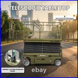 New TYPHON xFlex-4046EW Electric Wheel Scissor Lift 2.6Ton 705lbs Load Capacity