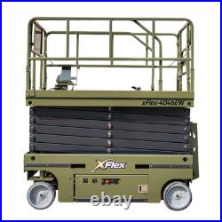 New TYPHON xFlex-4046EW Electric Wheel Scissor Lift 2.6Ton 705lbs Load Capacity
