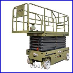 New TYPHON xFlex-4046EW Electric Wheel Scissor Lift 2.6Ton 705lbs Load Capacity