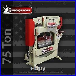 ON SALE NOW! New Hydraulic Ironworker Machine 75 Ton Punch 40 Ton Press Shear
