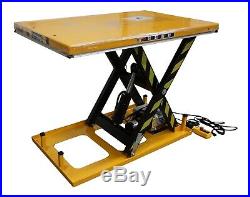 Omni Electric Hydraulic Scissor Lift Table 32 x52 x40inch 2000lb 1Ton 110/115v
