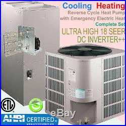 PIONEER 24000 BTU 2 Ton 17.5 SEER Inverter Central Ducted Split Heat Pump System