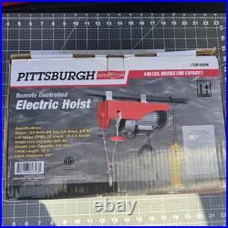 PITTSBURGH AUTOMOTIVE, ELECTRIC HOIST, 60346, 440 LB, With JET TROLLEY, 1/2 TON