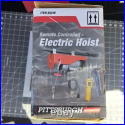PITTSBURGH AUTOMOTIVE, ELECTRIC HOIST, 60346, 440 LB, With JET TROLLEY, 1/2 TON