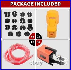 Pneumatic Crimping Tool Am-10 Pneumatic Wire Terminal Crimper with 15 Sets Dies