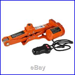 Portable Car Electric Jack Floor Jack 3 Ton Lift Scissor Jacks DC 12V Repair Kit