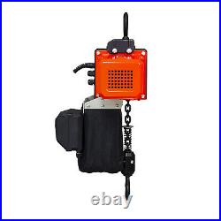 Prowinch 1/2 Ton Mini Electric Chain Hoist 1100 Lb 10 ft Chain 110V