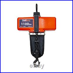 Prowinch 1/2 Ton Mini Electric Chain Hoist 1100 Lb 10 ft Chain 110V Wireless