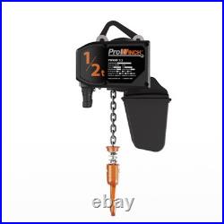 Prowinch 1/2 ton Electric Chain Hoist 2 Speed 208240V 3ø 60HZ 13ft G100 Nickel