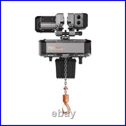 Prowinch 1/2 ton Electric Chain Hoist with Power Trolley Variable Speed 220V 1ø 50 Prowinch 1/2 ton Electric Chain Hoist with Power Trolley Variable Speed 220V 1ø 50