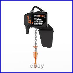 Prowinch 1/4 ton Electric Chain Hoist 1 Speed 208240V / 440480V 3ø 60HZ 13ft G