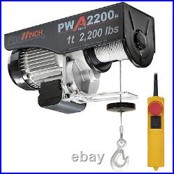 Prowinch 1 Ton Electric Wire Rope Hoist 2200 lbs. 38 ft. 110V