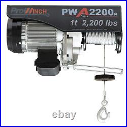 Prowinch 1 Ton Electric Wire Rope Hoist 2200 lbs. 38 ft. 110V