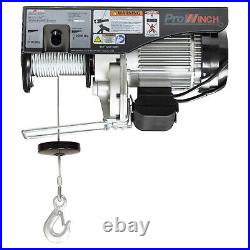 Prowinch 1 Ton Electric Wire Rope Hoist 2200 lbs. 38 ft. 110V