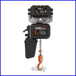Prowinch 1 ton Electric Chain Hoist with Power Trolley 2 Speed 208240V / 440480V