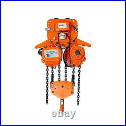 Prowinch 2 Speed 10 Ton Electric Chain Hoist Power Trolley 40 ft. G100 Chain M4/