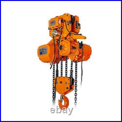 Prowinch 2 Speed 10 Ton Electric Chain Hoist Power Trolley 40 ft. G100 Chain M4/