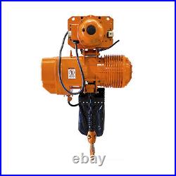 Prowinch 2 Speed 2 Ton Electric Chain Hoist Power Trolley 20 ft. G100 Chain M4/H