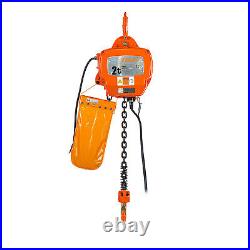 Prowinch 2 Speed 2 ton Electric Chain Hoist 20 ft G100 Chain M4/H3 230/380/460V