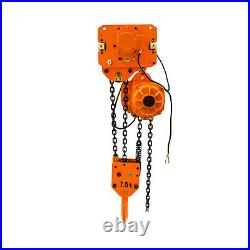 Prowinch 2 Speed 7 Ton Electric Chain Hoist Power Trolley 29 ft. G100 Chain M4/H